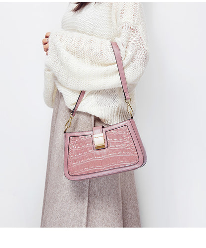 Cowskin Crocodile Handbag