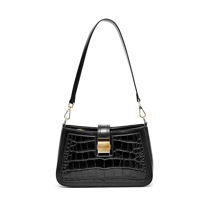 Cowskin Crocodile Handbag