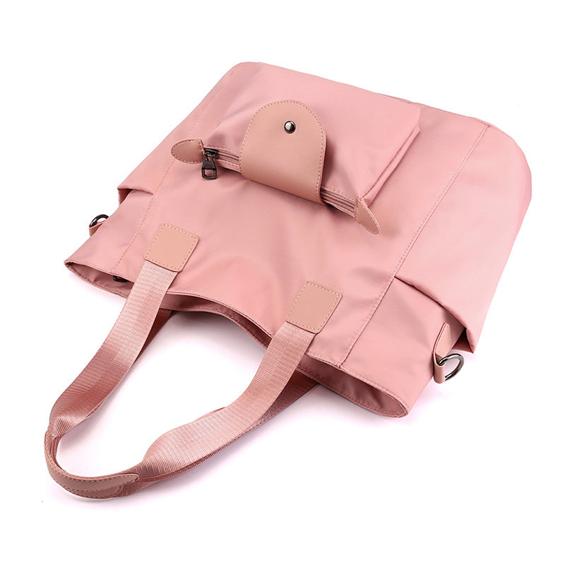 Korean version of fashionable, simple and versatile portable cross bag 2019 new waterproof oxford nylon cloth large capacity shoulder bag