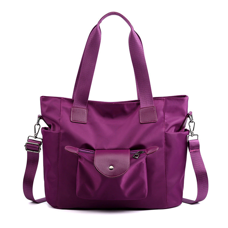 Korean version of fashionable, simple and versatile portable cross bag 2019 new waterproof oxford nylon cloth large capacity shoulder bag