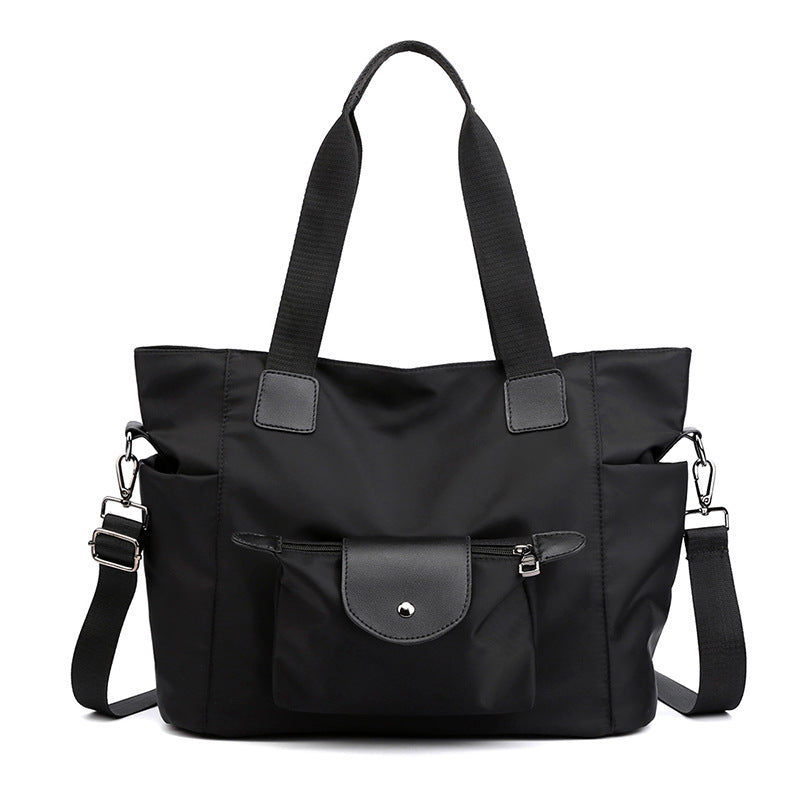 Korean version of fashionable, simple and versatile portable cross bag 2019 new waterproof oxford nylon cloth large capacity shoulder bag