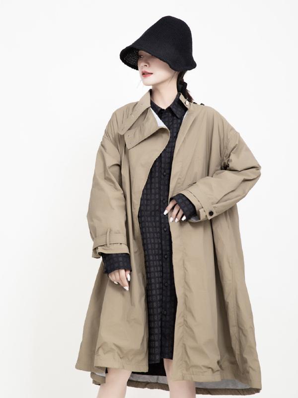 Vintage Cropped Two-sides Wear Windbreaker