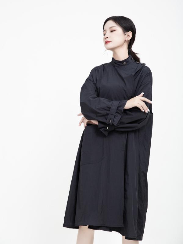 Vintage Cropped Two-sides Wear Windbreaker