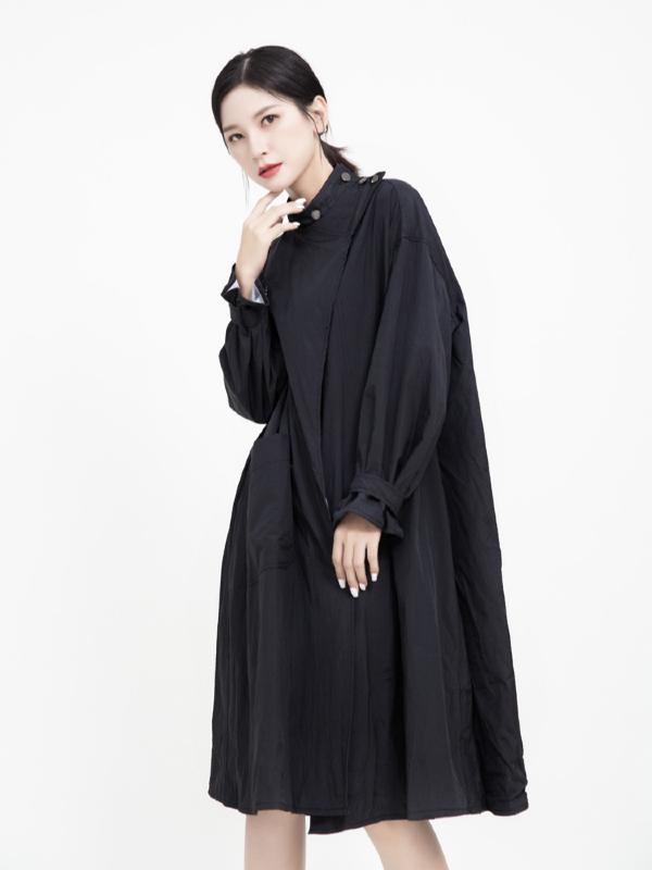 Vintage Cropped Two-sides Wear Windbreaker