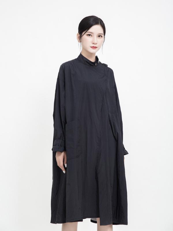 Vintage Cropped Two-sides Wear Windbreaker