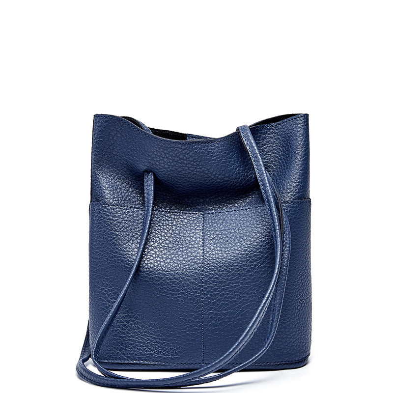 cowhide fashion single-shoulder bag