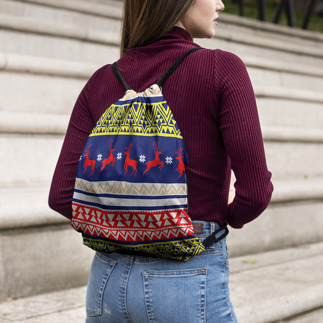 3D digital printed bag backpack