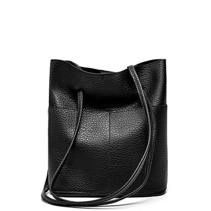 cowhide fashion single-shoulder bag