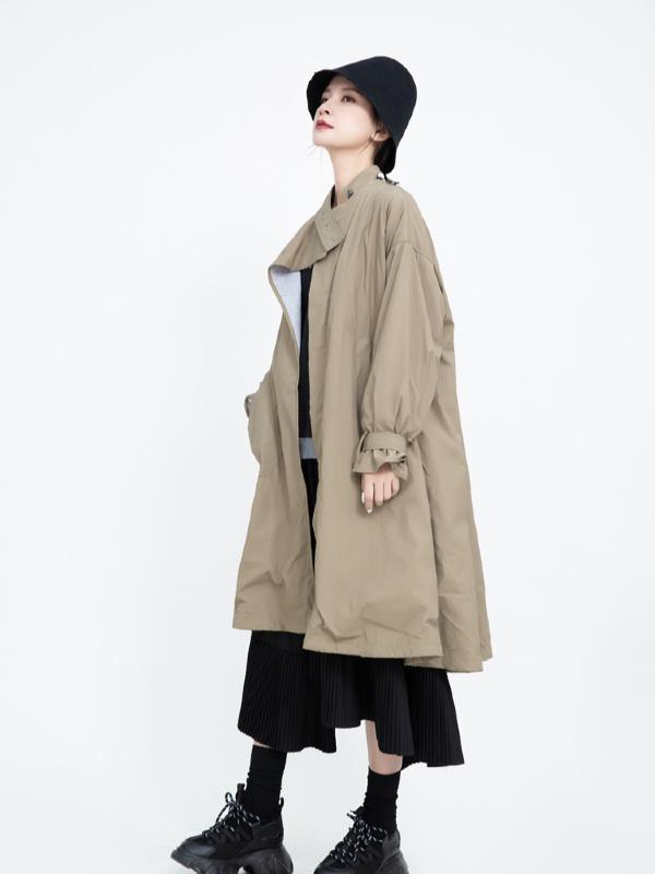 Vintage Cropped Two-sides Wear Windbreaker