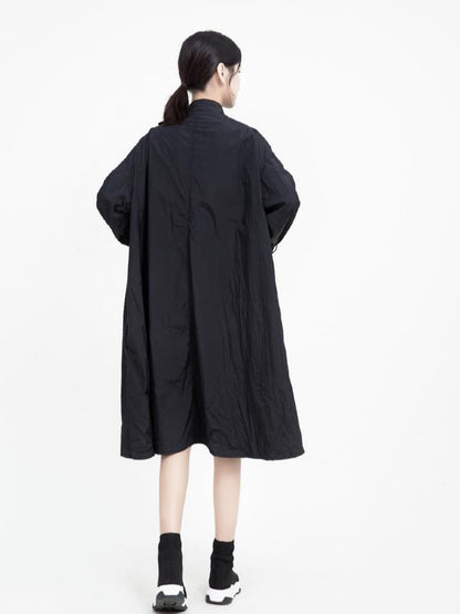 Vintage Cropped Two-sides Wear Windbreaker