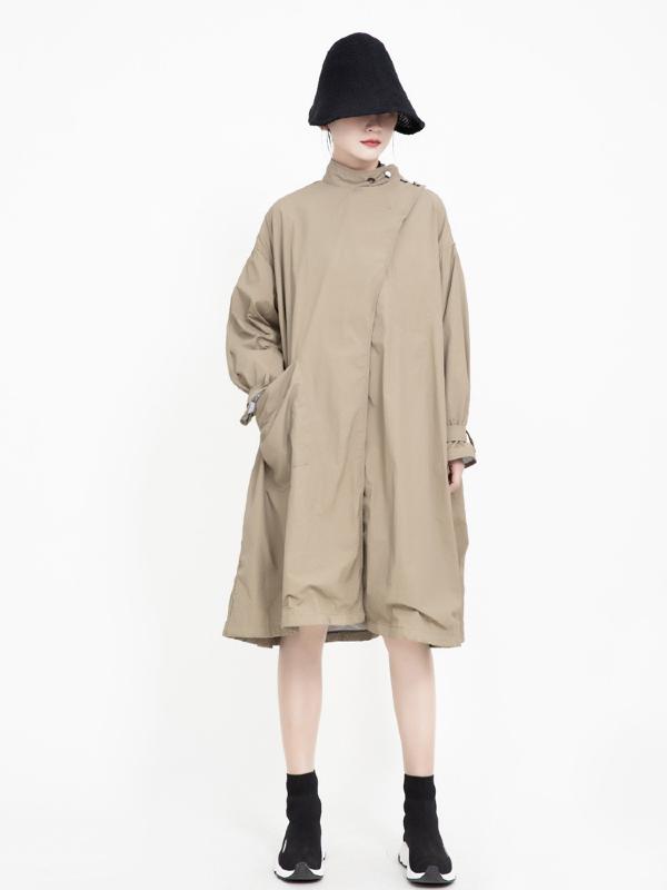 Vintage Cropped Two-sides Wear Windbreaker