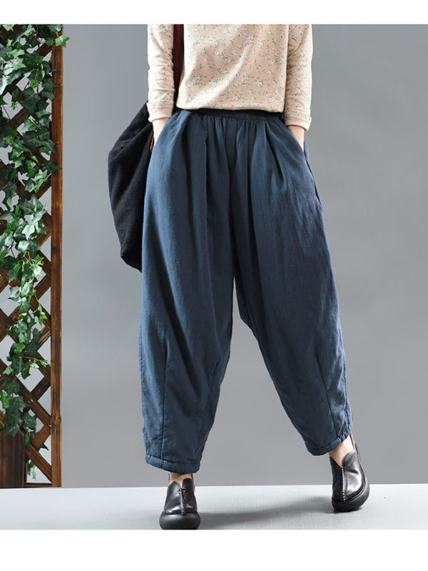 VINTAGE PADDED PLAIN BLOOMERS PANTS