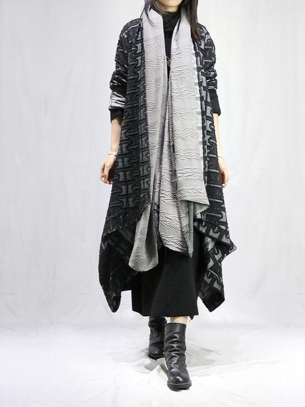 Vintage Printed Cape Outwears