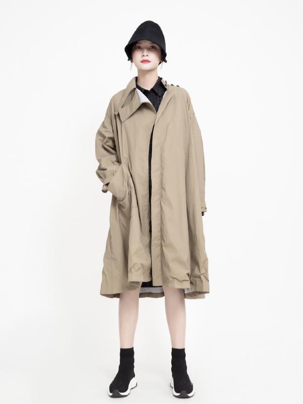 Vintage Cropped Two-sides Wear Windbreaker