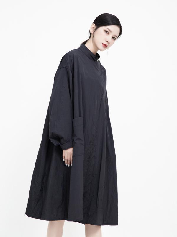 Vintage Cropped Two-sides Wear Windbreaker