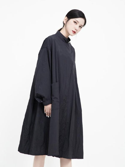 Vintage Cropped Two-sides Wear Windbreaker