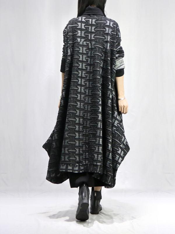 Vintage Printed Cape Outwears