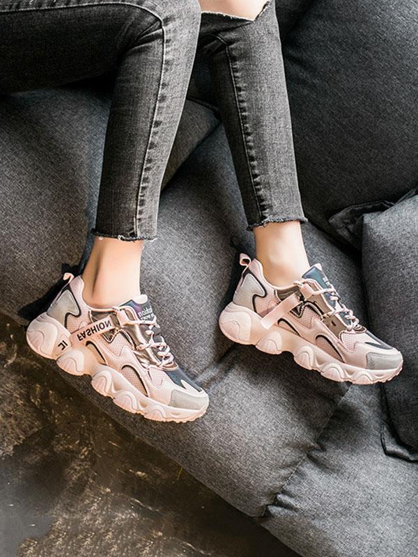 Ins Breathable Mesh Bandage Casual Shoes