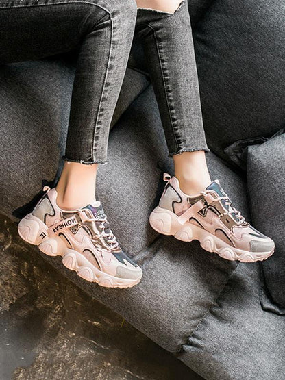 Ins Breathable Mesh Bandage Casual Shoes
