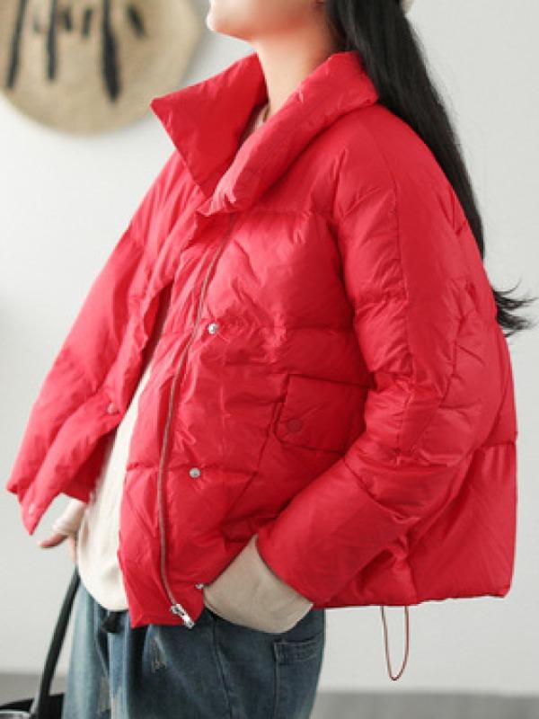 Plain Lightweight Down Coat