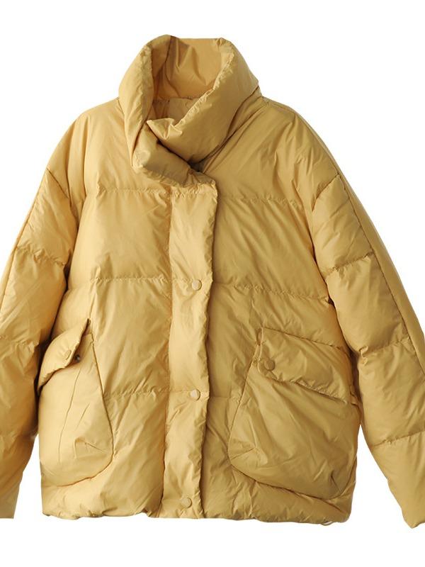 Plain Lightweight Down Coat