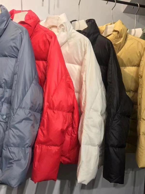 Plain Lightweight Down Coat
