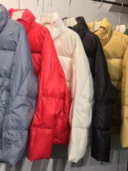 Plain Lightweight Down Coat