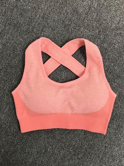 Seamless Backless Tank&Fitness Leggings Suits