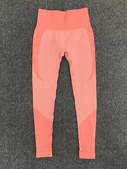 Seamless Backless Tank&Fitness Leggings Suits
