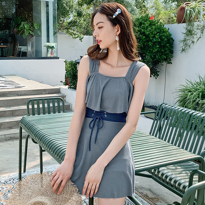 BELLY THIN CONSERVATIVE SKIRT SWIMSUIT