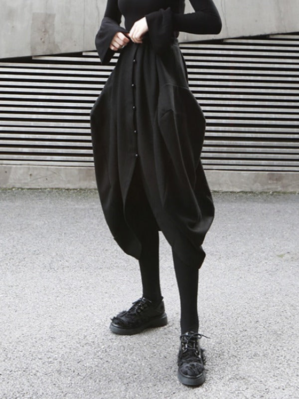 PEARL-BREASTED LANTERN SKIRT