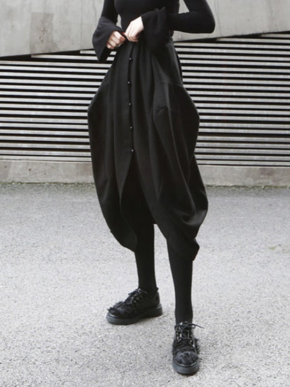 PEARL-BREASTED LANTERN SKIRT