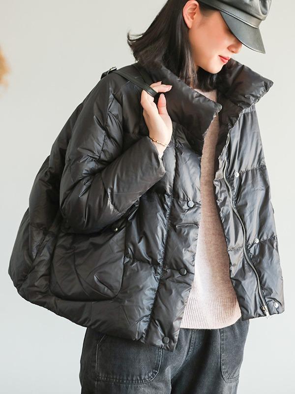Plain Lightweight Down Coat
