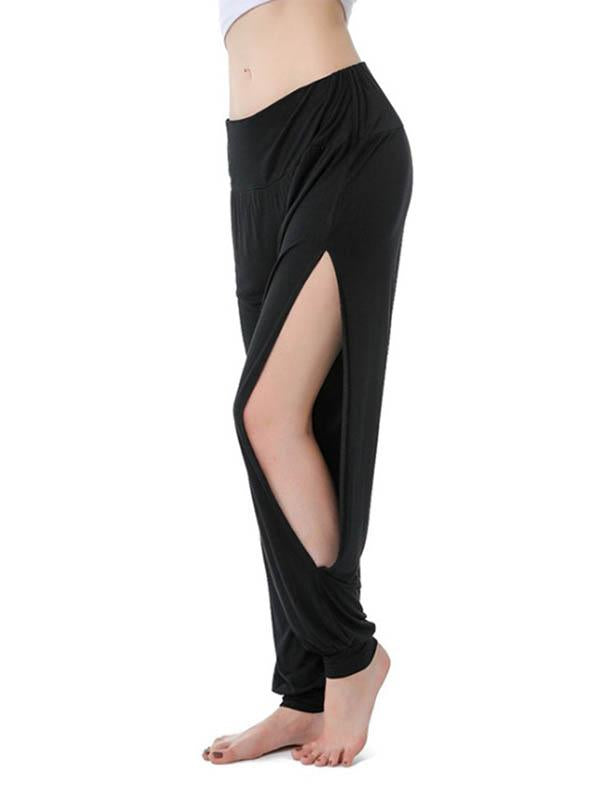 Split-Side Breathable Athletic Pants