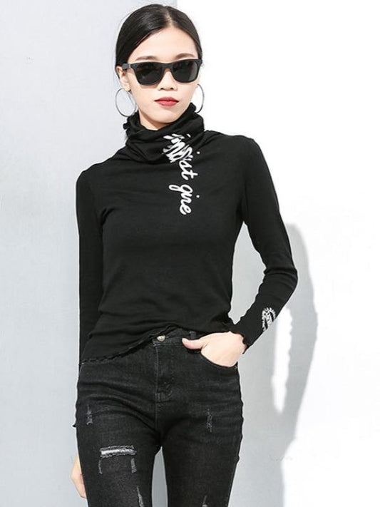 CASUAL HIGH-NECK ELASTICITY BASE SHIRT - Zebrant