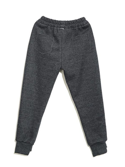 CASUAL SOLID ELASTICITY WAIST THICKEN HAREM PANTS - Zebrant