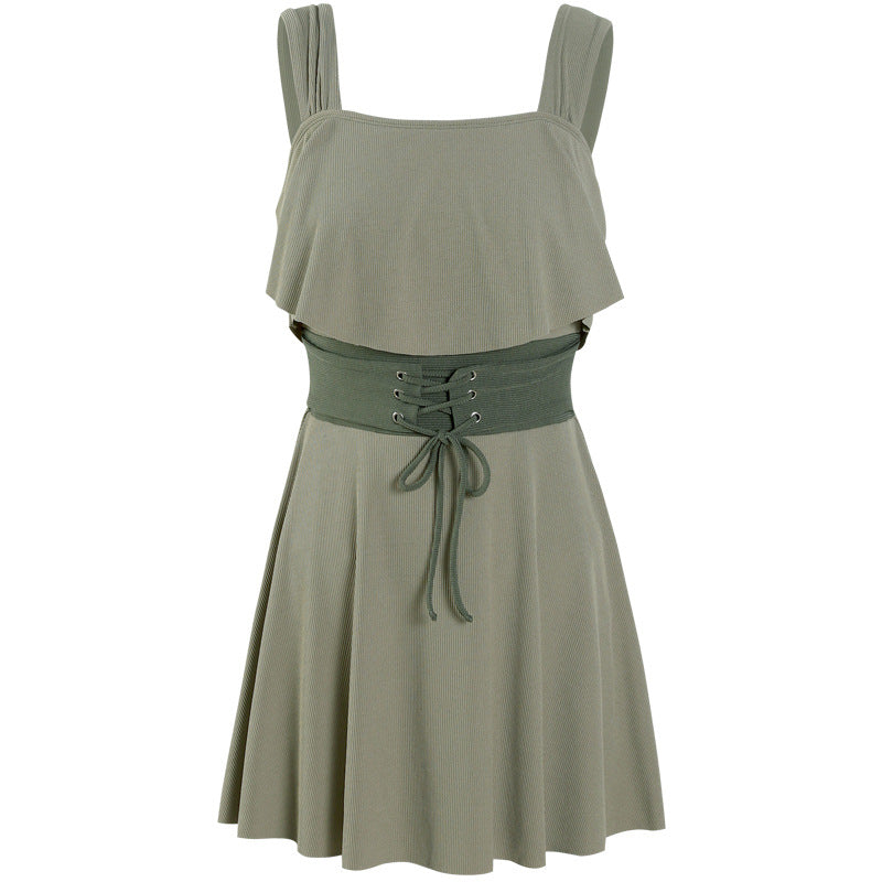 BELLY THIN CONSERVATIVE SKIRT SWIMSUIT