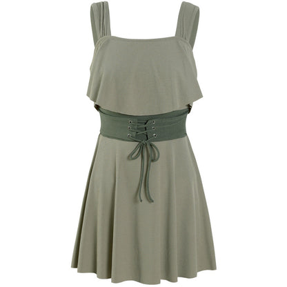 BELLY THIN CONSERVATIVE SKIRT SWIMSUIT