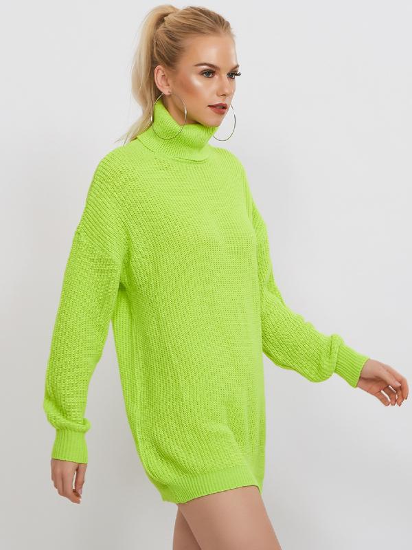 Printed High-Neck Loose Sweater ACTIVE WEAR