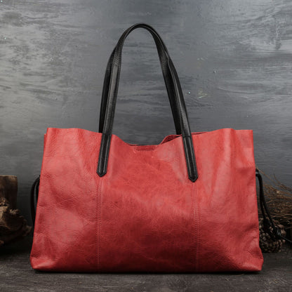 WOMEN GENUINE LEATHER VINTAGE TOTEM DESIGNER HANDBAG SHOULDER BAG