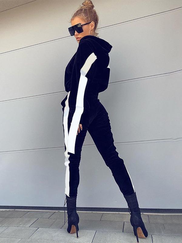 Fashion 2 Colors Sports Top And Athletic Pants Suits ACTIVE WEAR