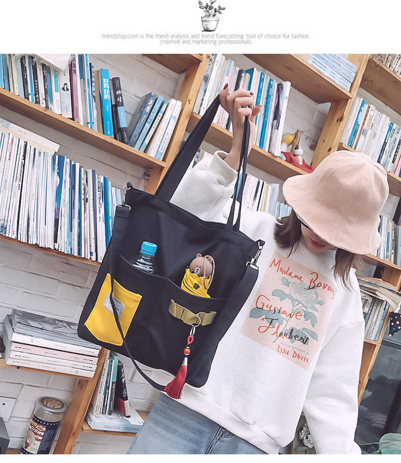 FEMALE SHOULDER BAG CANVAS BAG