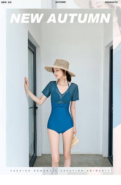 Body-up swimsuit ladies keep sexy backless swimwear