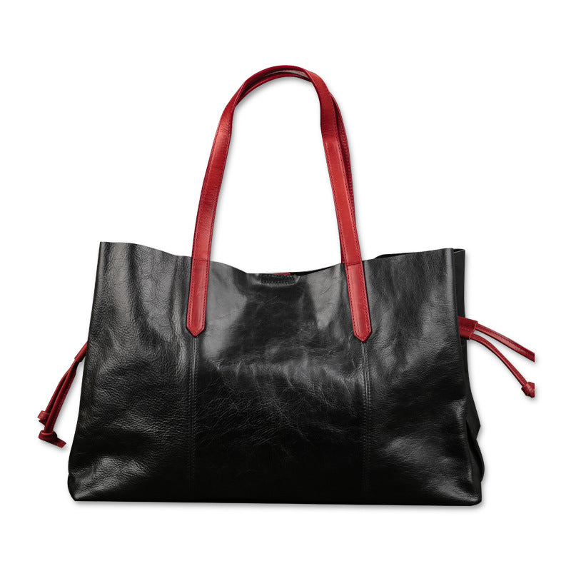 WOMEN GENUINE LEATHER VINTAGE TOTEM DESIGNER HANDBAG SHOULDER BAG