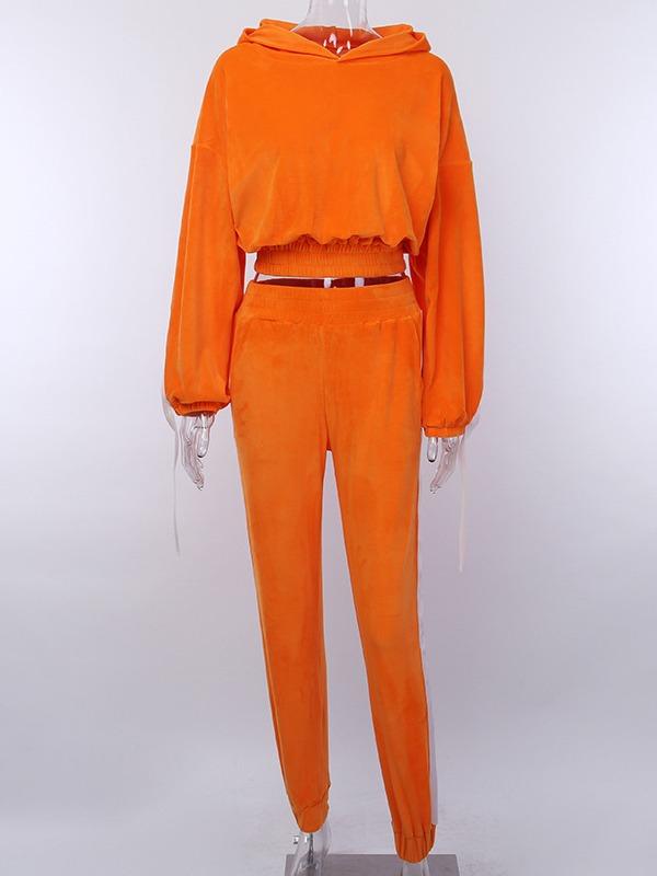 Fashion 2 Colors Sports Top And Athletic Pants Suits ACTIVE WEAR