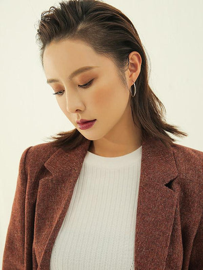 Simple 925 Ear-ring Earrings