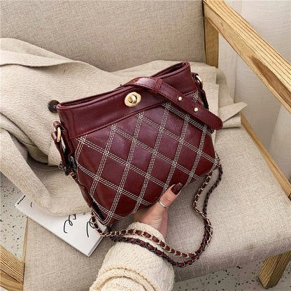 Lingge lock Bucket Bag