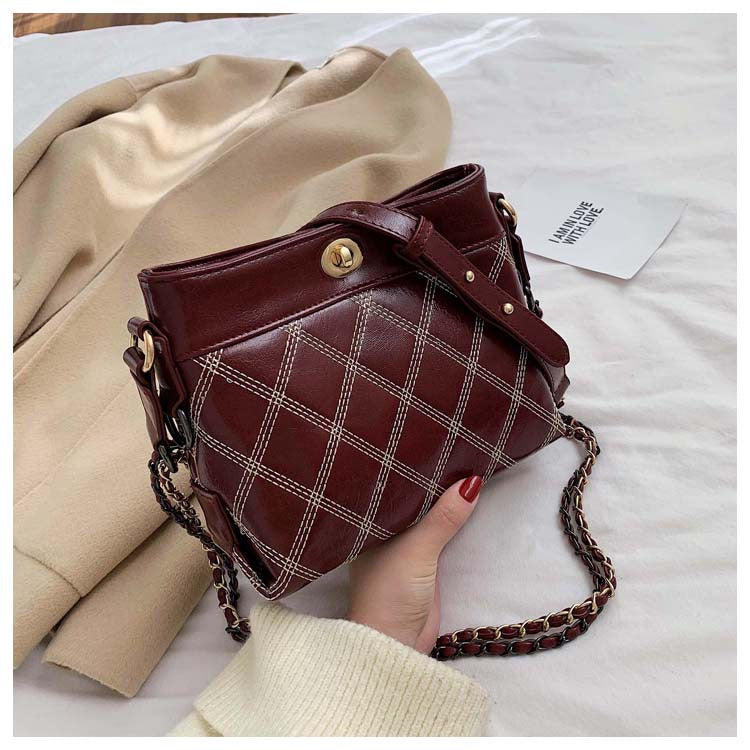 Lingge lock Bucket Bag