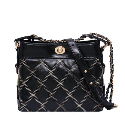 Lingge lock Bucket Bag