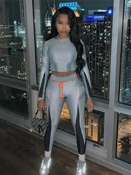 Letters Floral Breathable Sports Yoga&Gym Suits ACTIVE WEAR